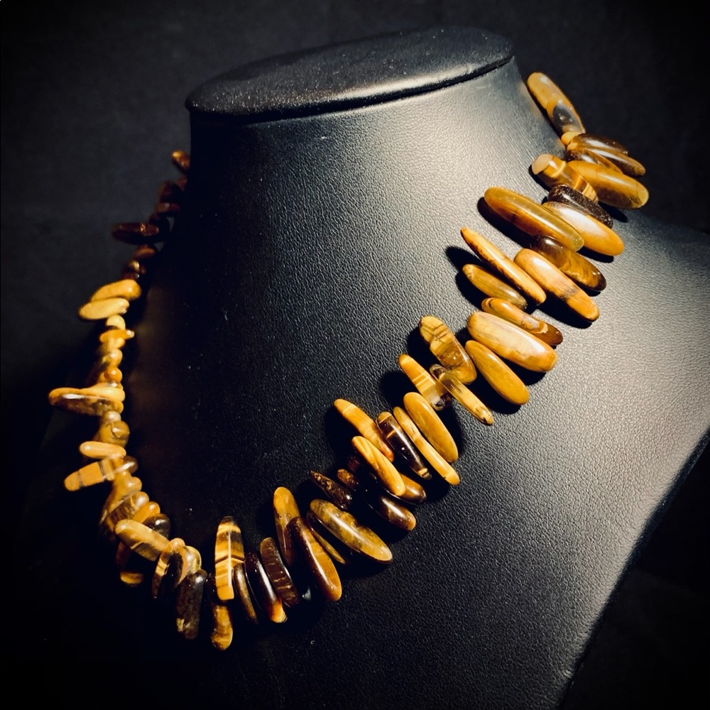 Genuine Cats Eye Stone necklace